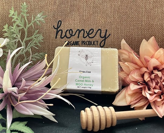 Goodwood Produce's gluten-free camel milk and MGO honey soap