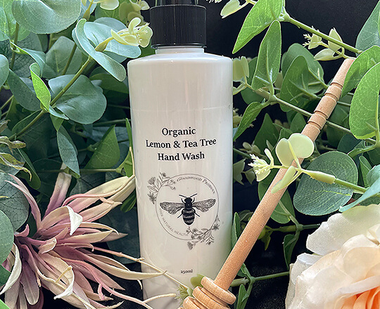 Goodwood Produce's camel milk, MGO honey, lemon and tea tree hand wash