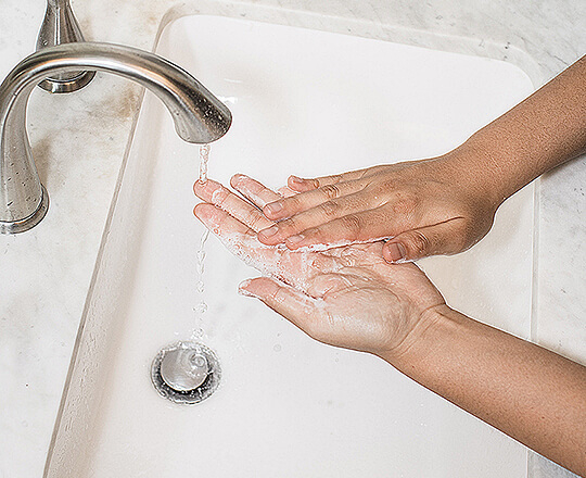 Photo by Curology on Unsplash Washing hands